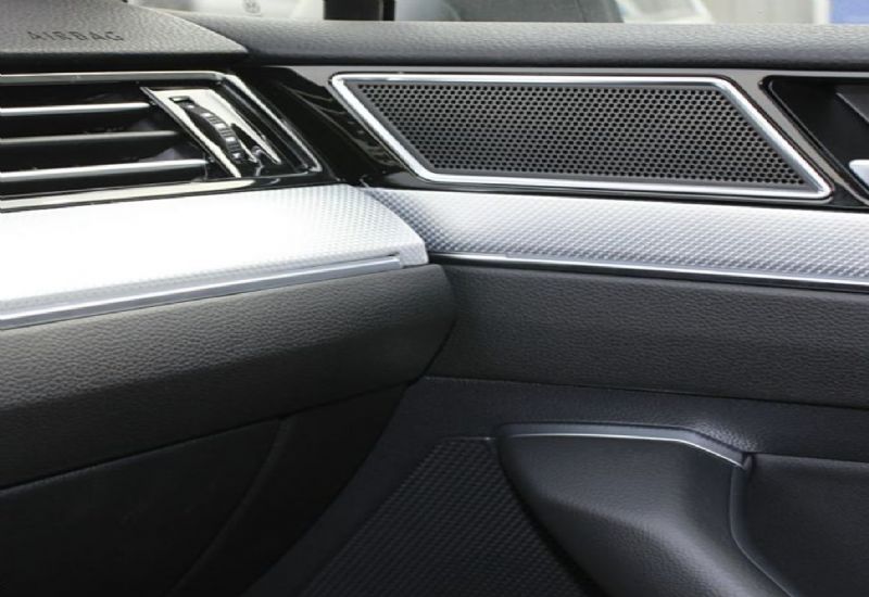 Real aluminum car interior