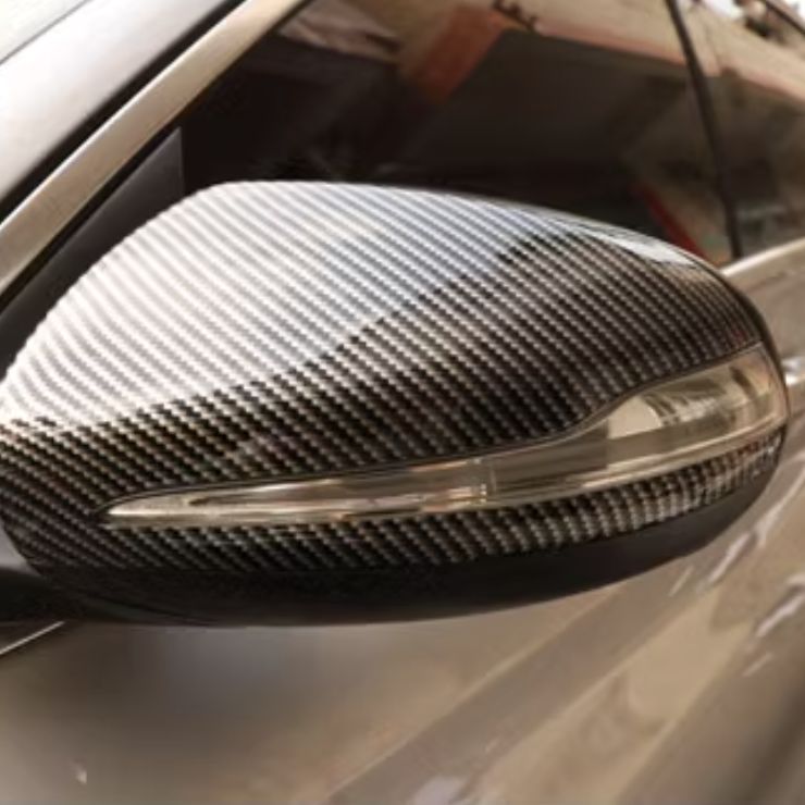Carbon fiber rearview mirror