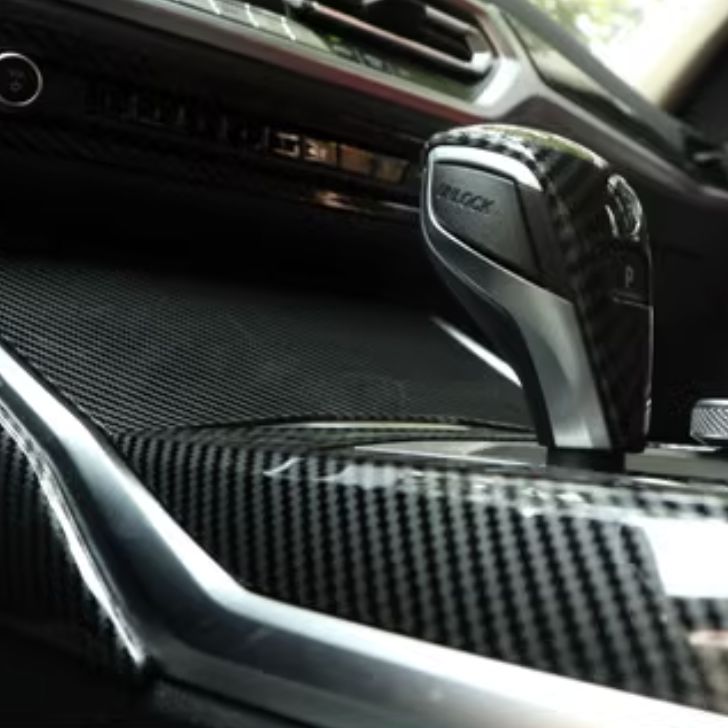 Carbon fiber armrest box