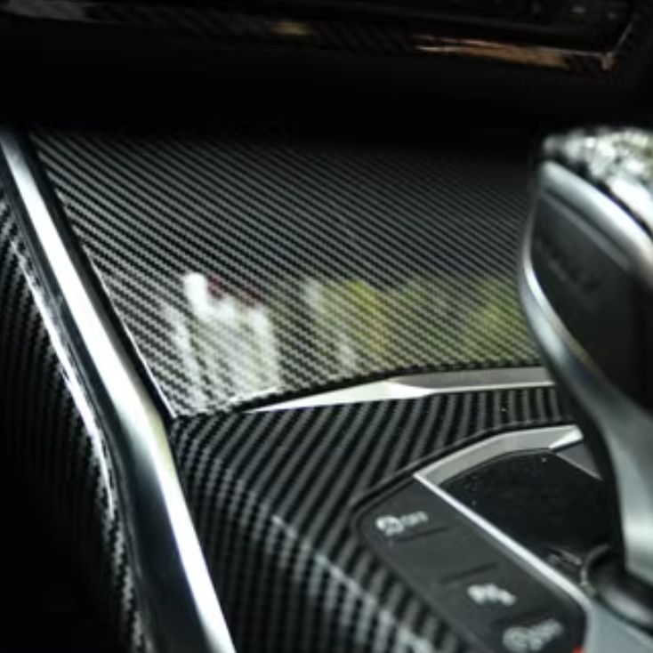 Carbon fiber armrest box