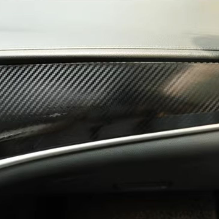 Carbon fiber decorative strip
