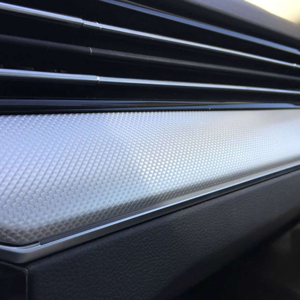 Real aluminum interior