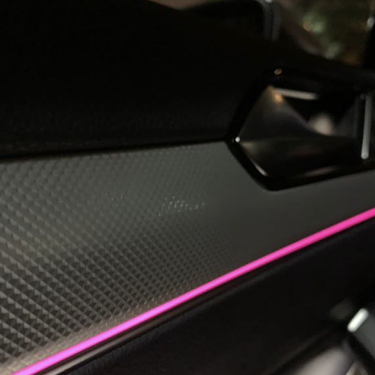 Real aluminum interior